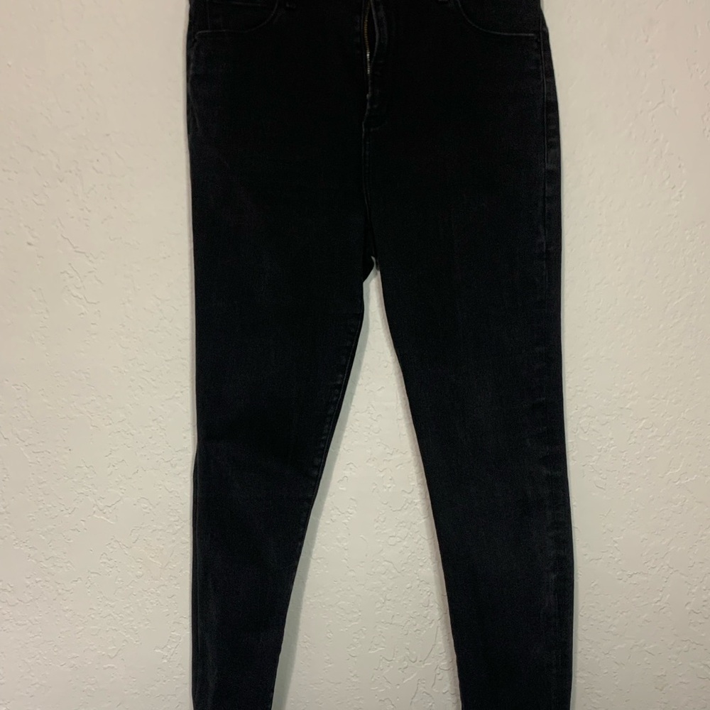 Abercrombie & Fitch “The Super Skinny High Rise” Black Jeans W29/8S  curve love